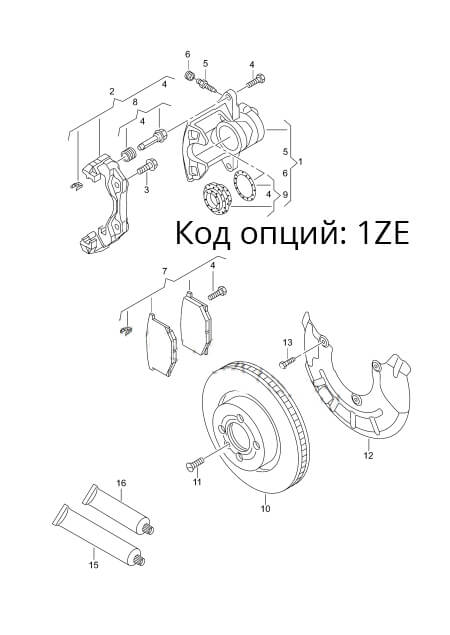 Тормозные колодки на Volkswagen Polo Седан - AllVag.ru