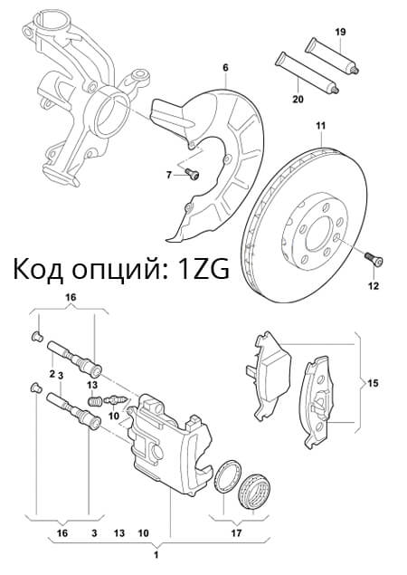 Тормозные колодки на Volkswagen Polo Седан - AllVag.ru