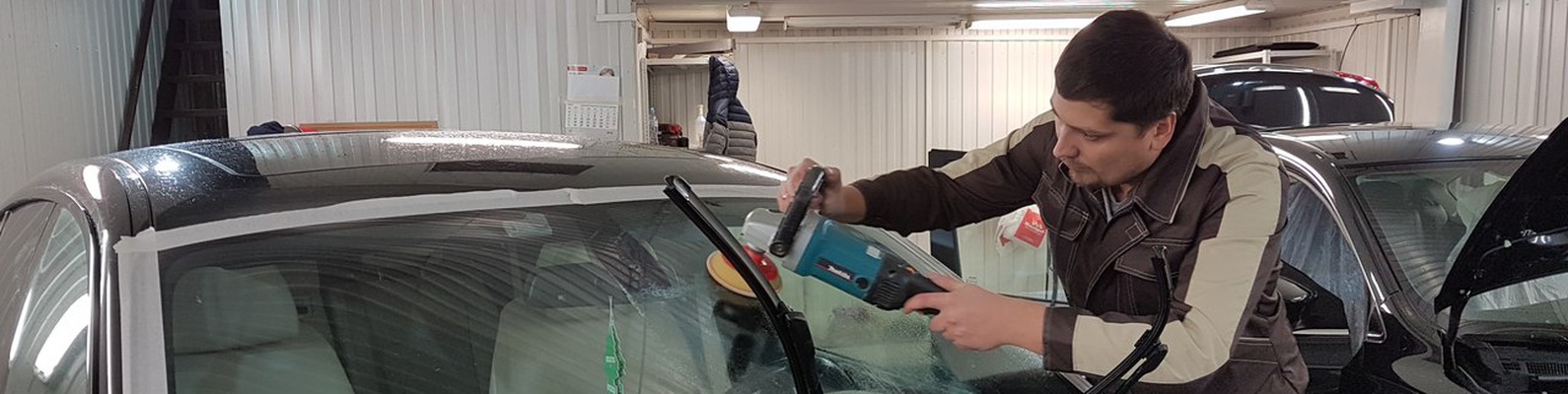 Как убрать царапину на лобовом стекле авто - AllVag.ru