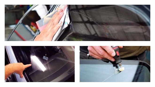 Как убрать царапину на лобовом стекле авто - AllVag.ru